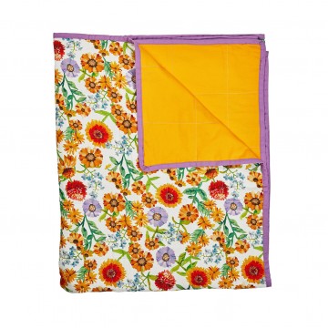 Bonnie and Neil | Quilted Throw | Mini Marigold Multi